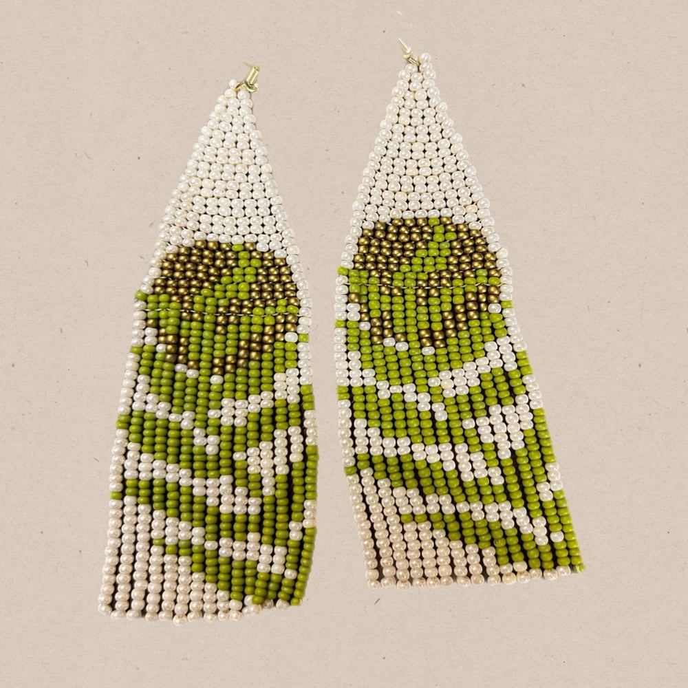 MOONLIT FROND EARRINGS